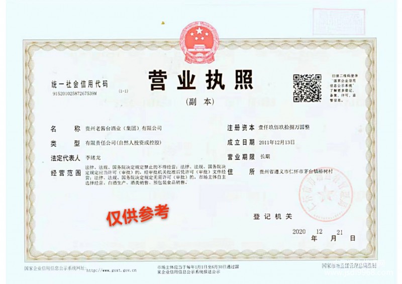 營業執照（副本）